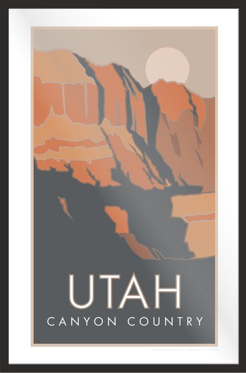 Utah Canyon Country - Poster