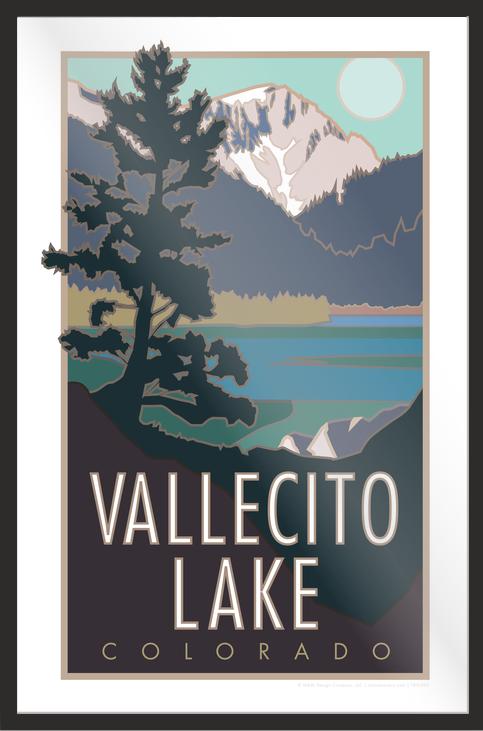 Vallecito Lake, Colorado - Poster
