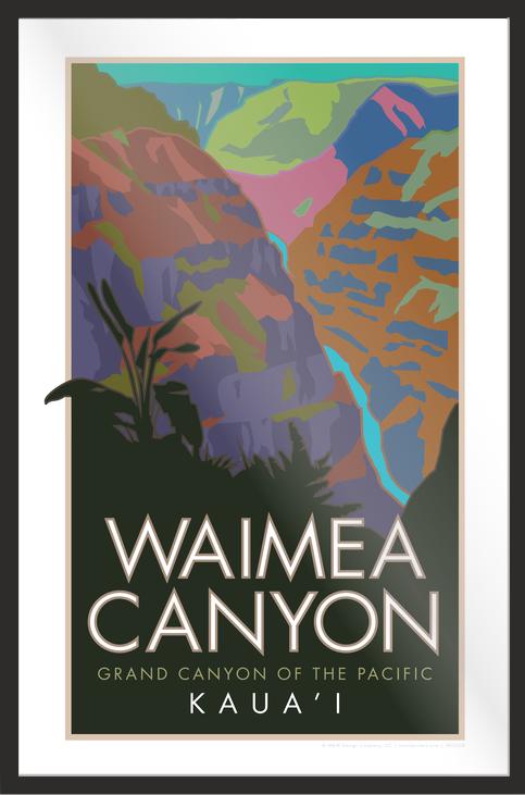 Waimea Canyon State Park, Hawaii - Poster