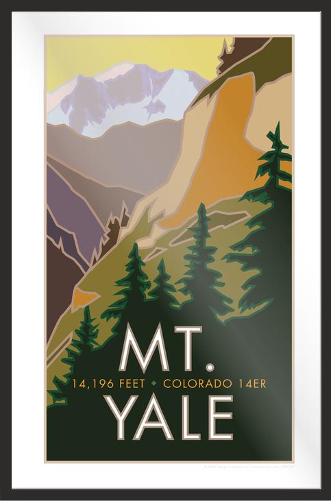 Mt. Yale, Colorado - Colorado 14er - Poster