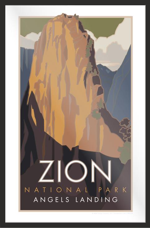 Zion National Park (Angels Landing), Utah Poster