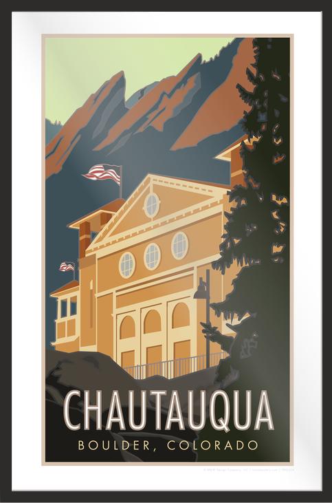 Chautauqua Boulder - Poster