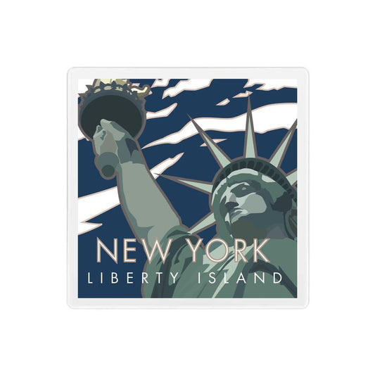 Statue Of Liberty Coaster - 4" x 4" Coaster
