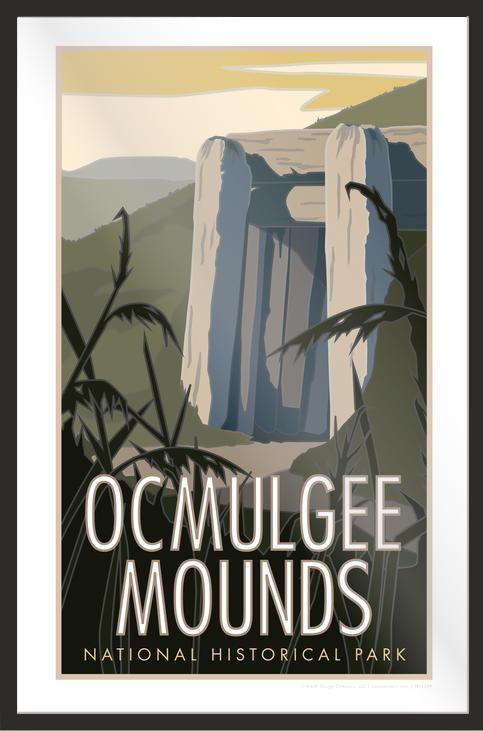 Ocmulgee Mounds - Poster