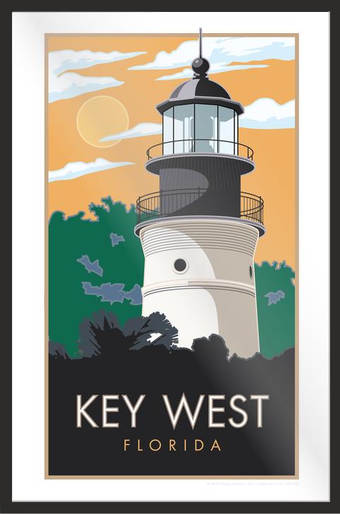 Key West Lighthouse - Poster