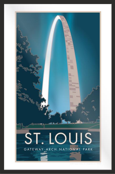 St Louis Gateway - Poster