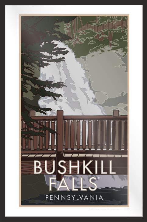 Bushkill Falls - Poster