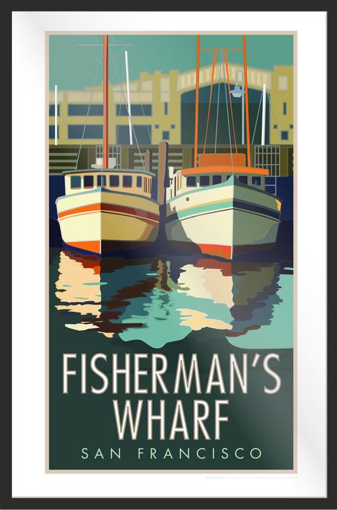 Fishermans Wharf - Poster