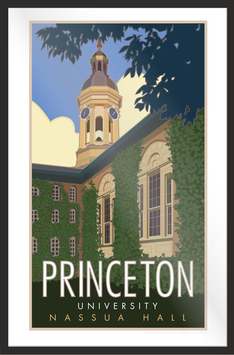 Princeton Nassua Hall - Poster