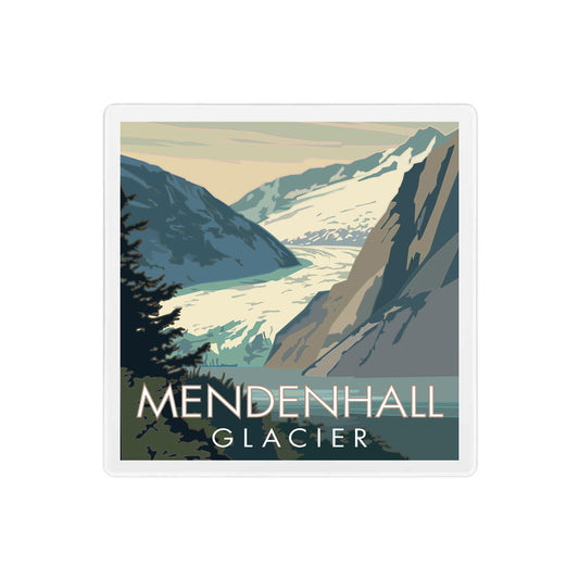 Menden Hall Glacier Coaster - 4" x 4" Coaster