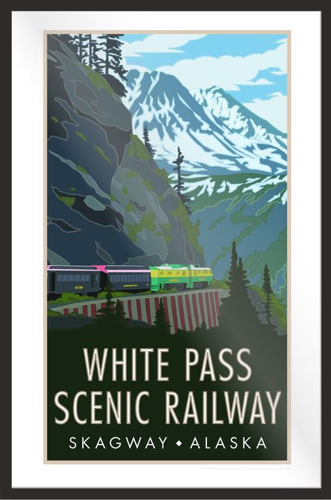 White Pass Railway - Poster