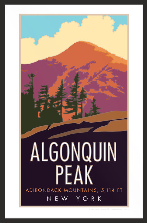 Algonquin Peak - Poster