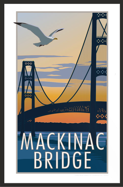 Mackina Bridge - Poster
