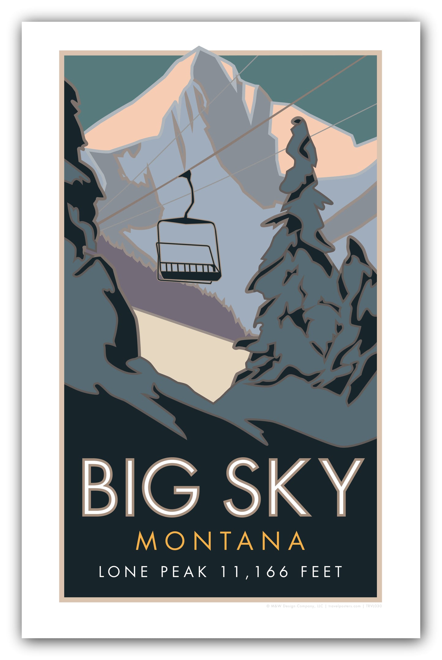 Big Sky, Montana - Poster