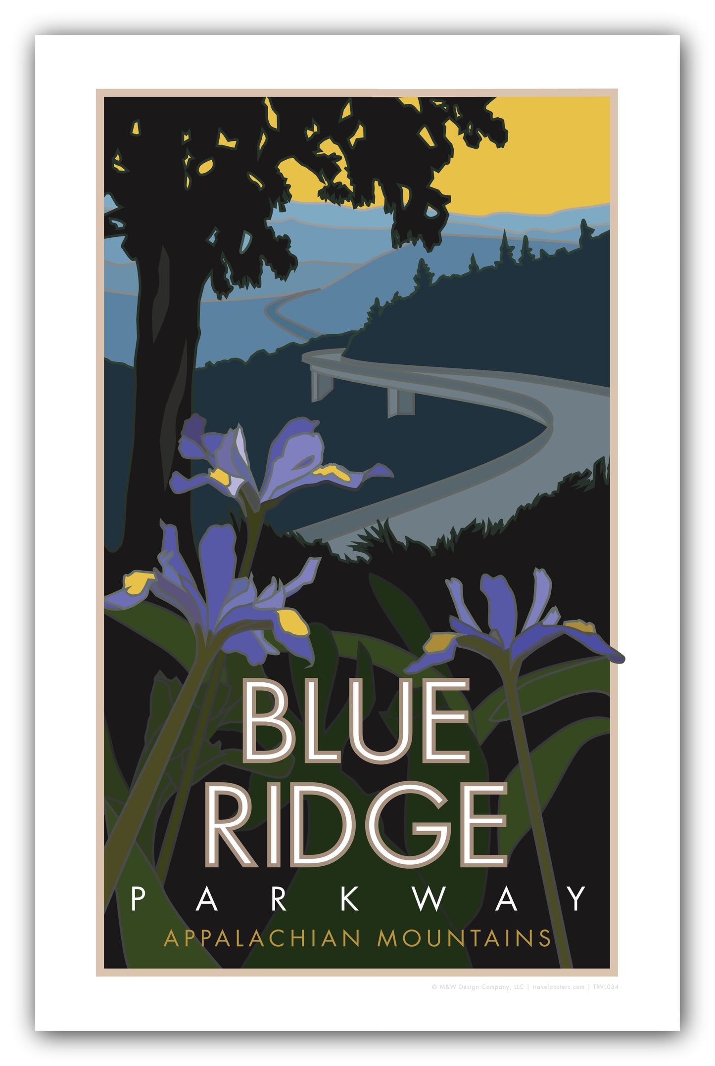 Blue Ridge Parkway - Poster