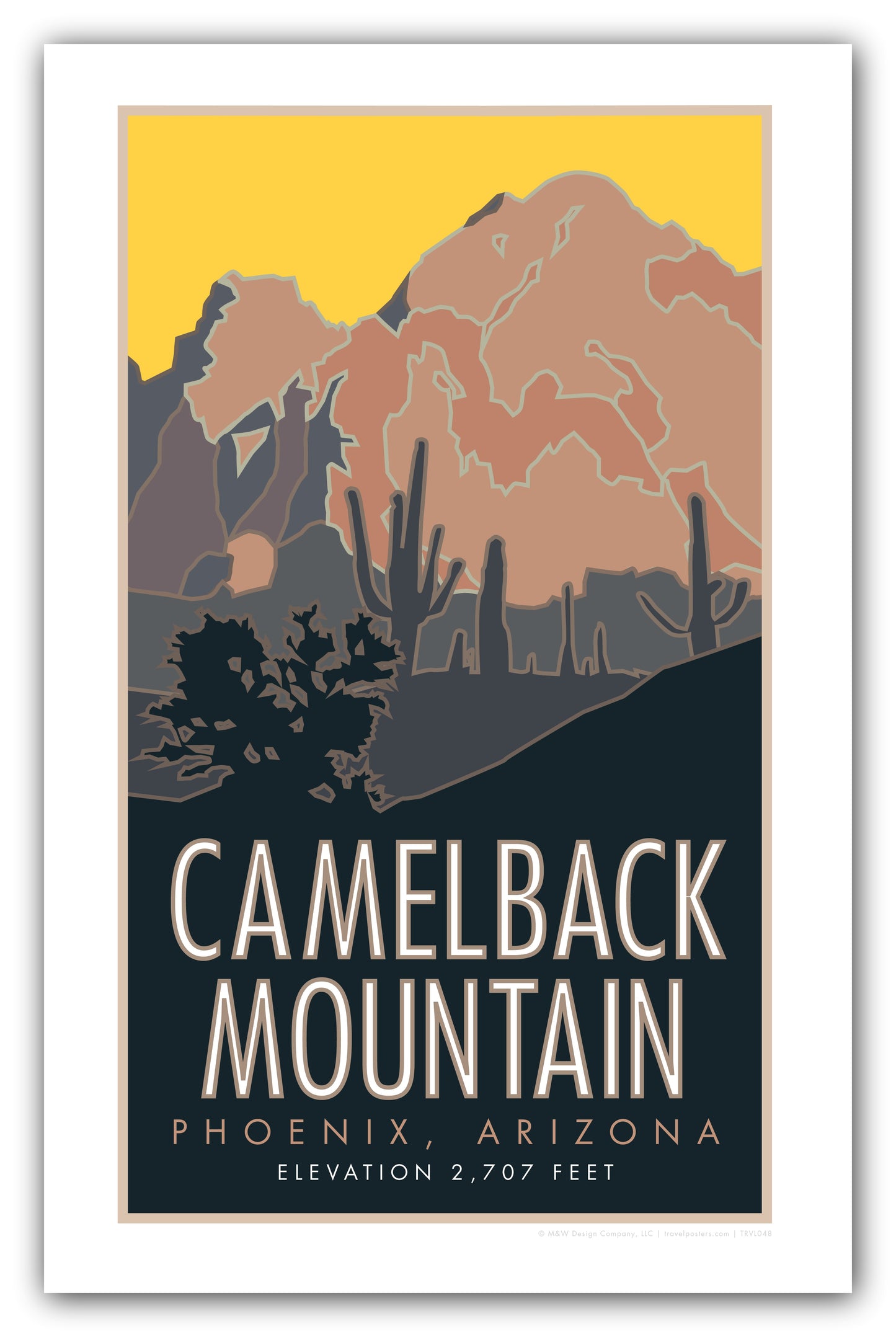 Camelback Mountain, Arizona - Poster