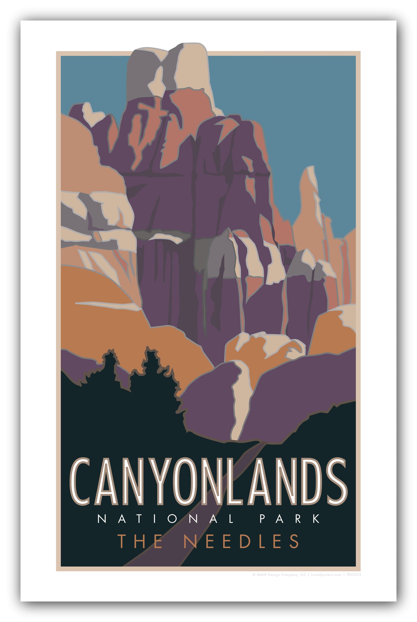 Canyonlands National Park, Utah - The Needles - Poster