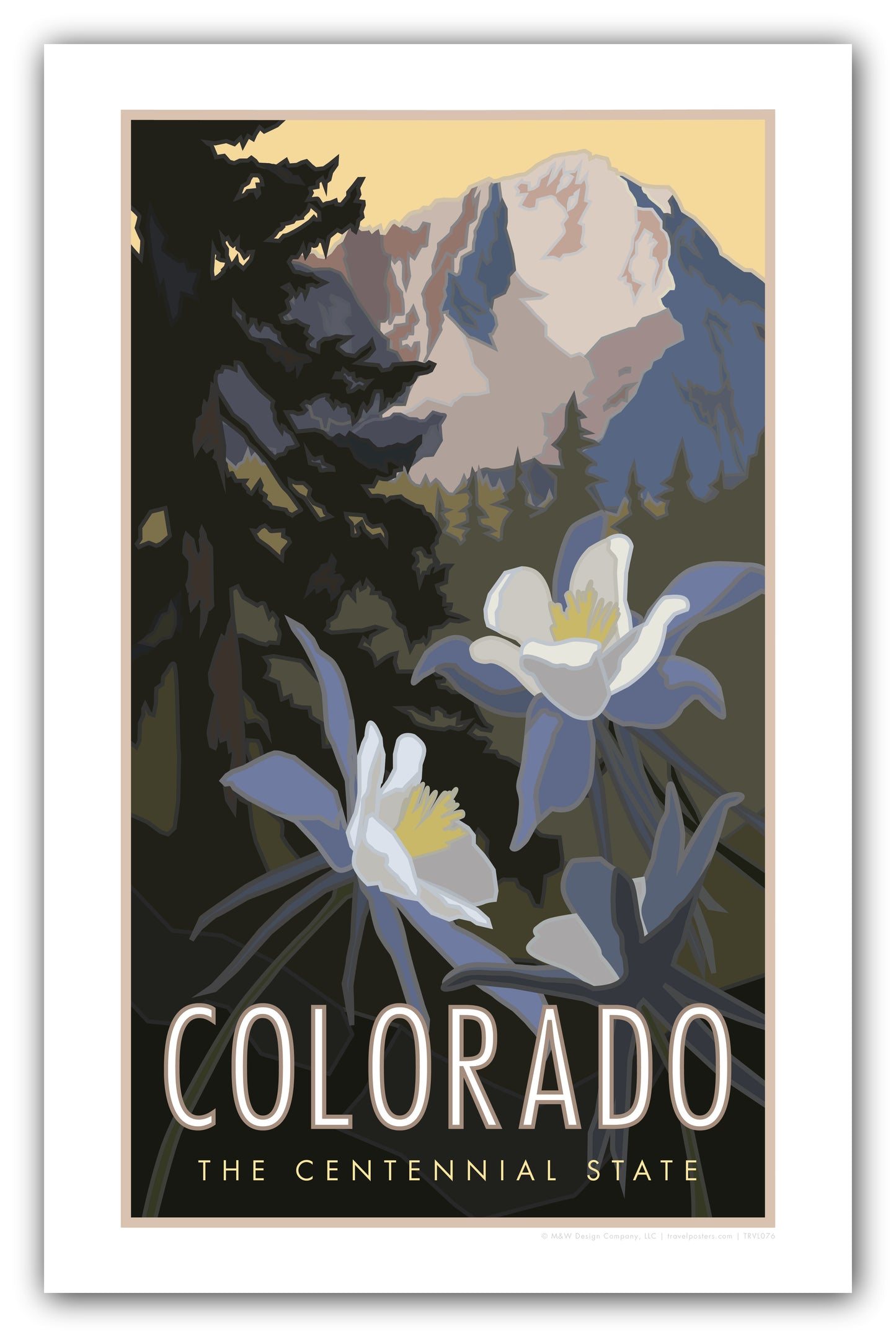 Colorado - The Centennial State - Poster