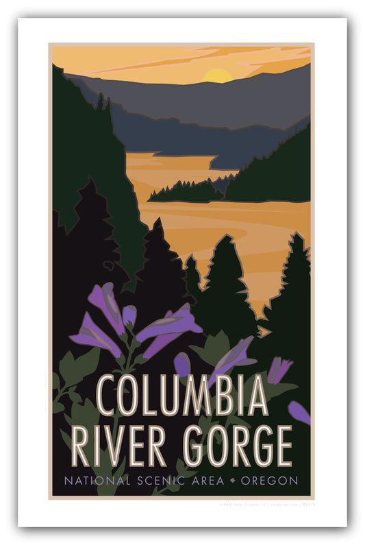 Columbia River Gorge, National Scenic Area - Poster