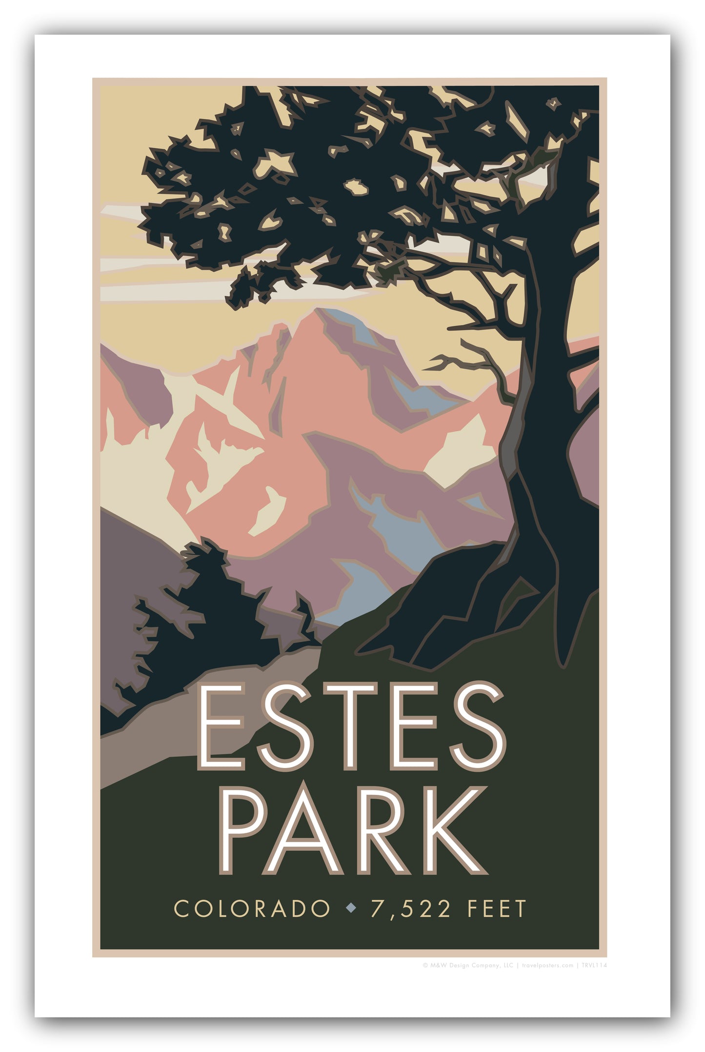 Estes Park, Colorado - Poster