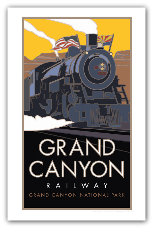 Grand Canyon Railway, Arizona - Poster