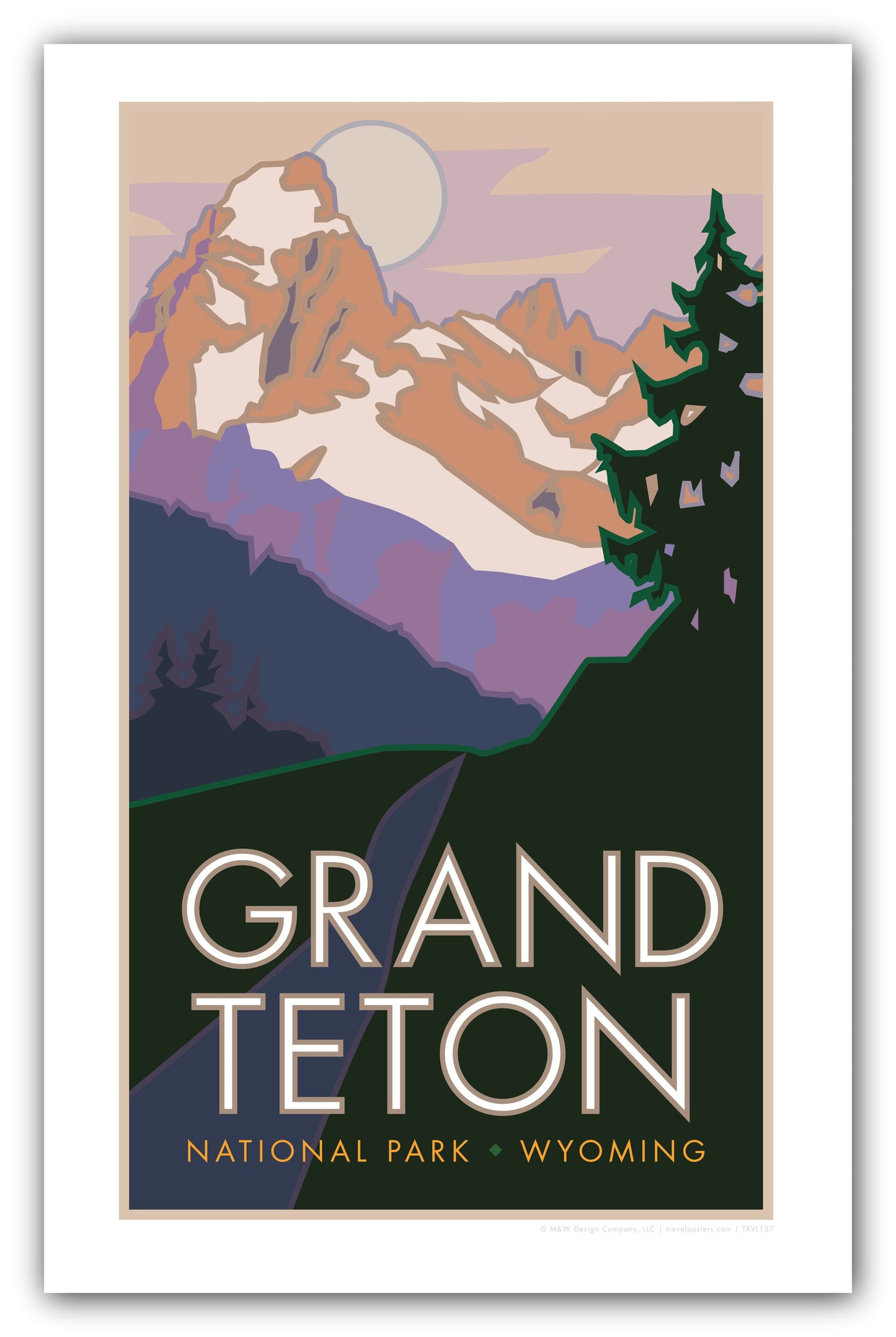 Grand Teton National Park, Wyoming - Poster