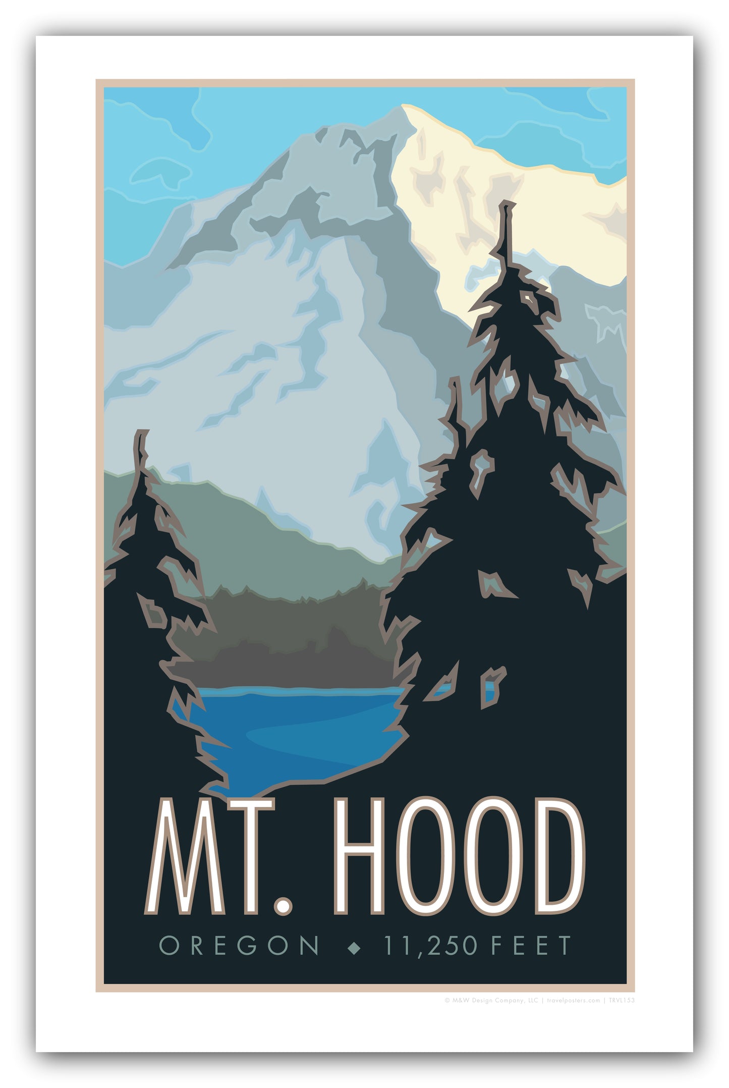 Mt. Hood - Oregon - Poster