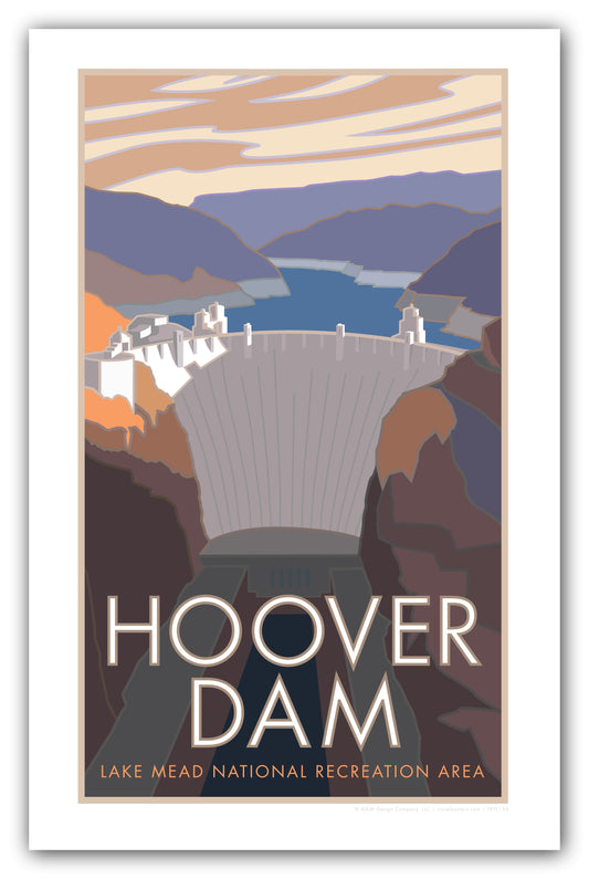 Hoover Dam, Lake Mead National Recreation Area, Nevada - Poster