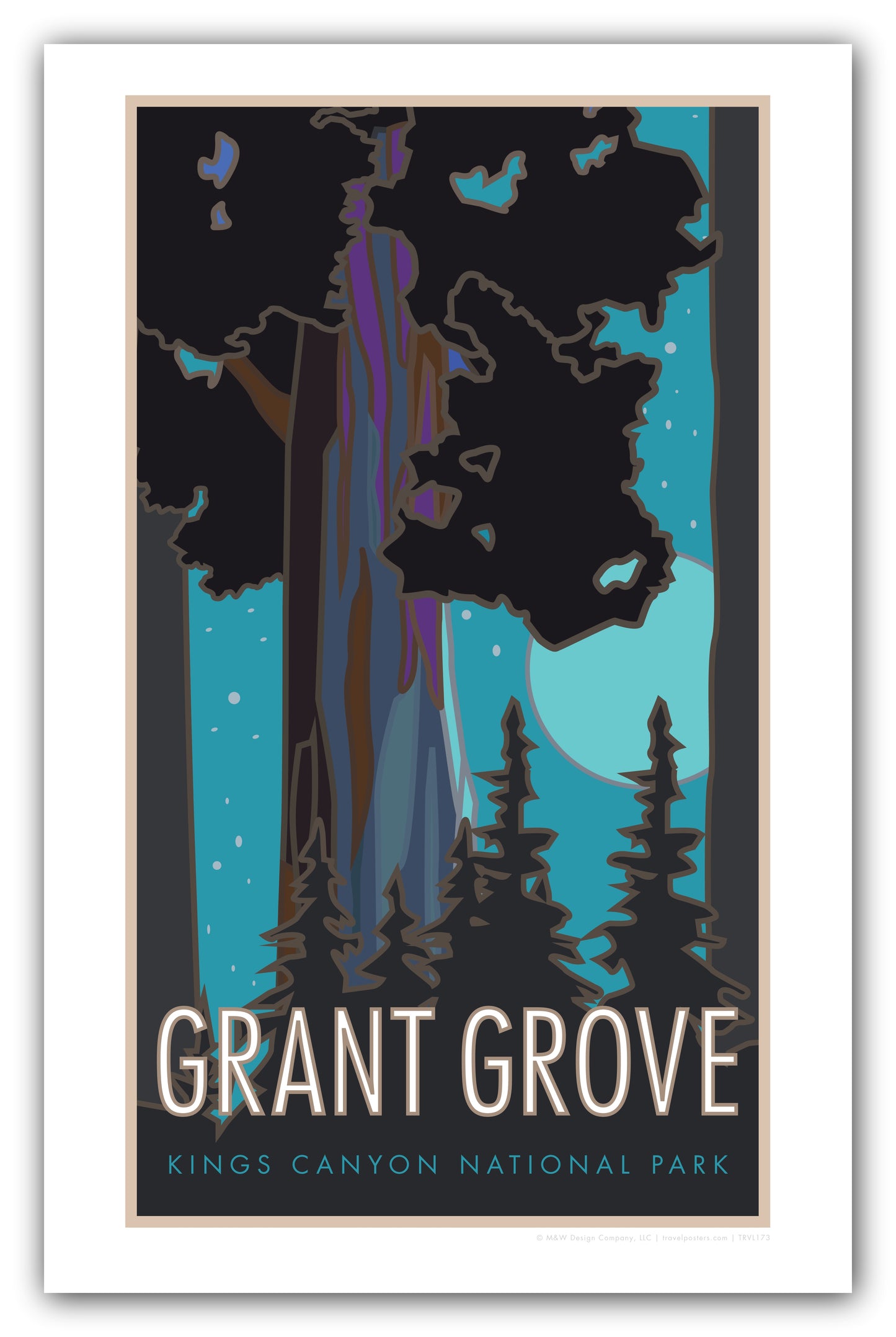 Kings Canyon National Park, Grant Grove, California - Poster