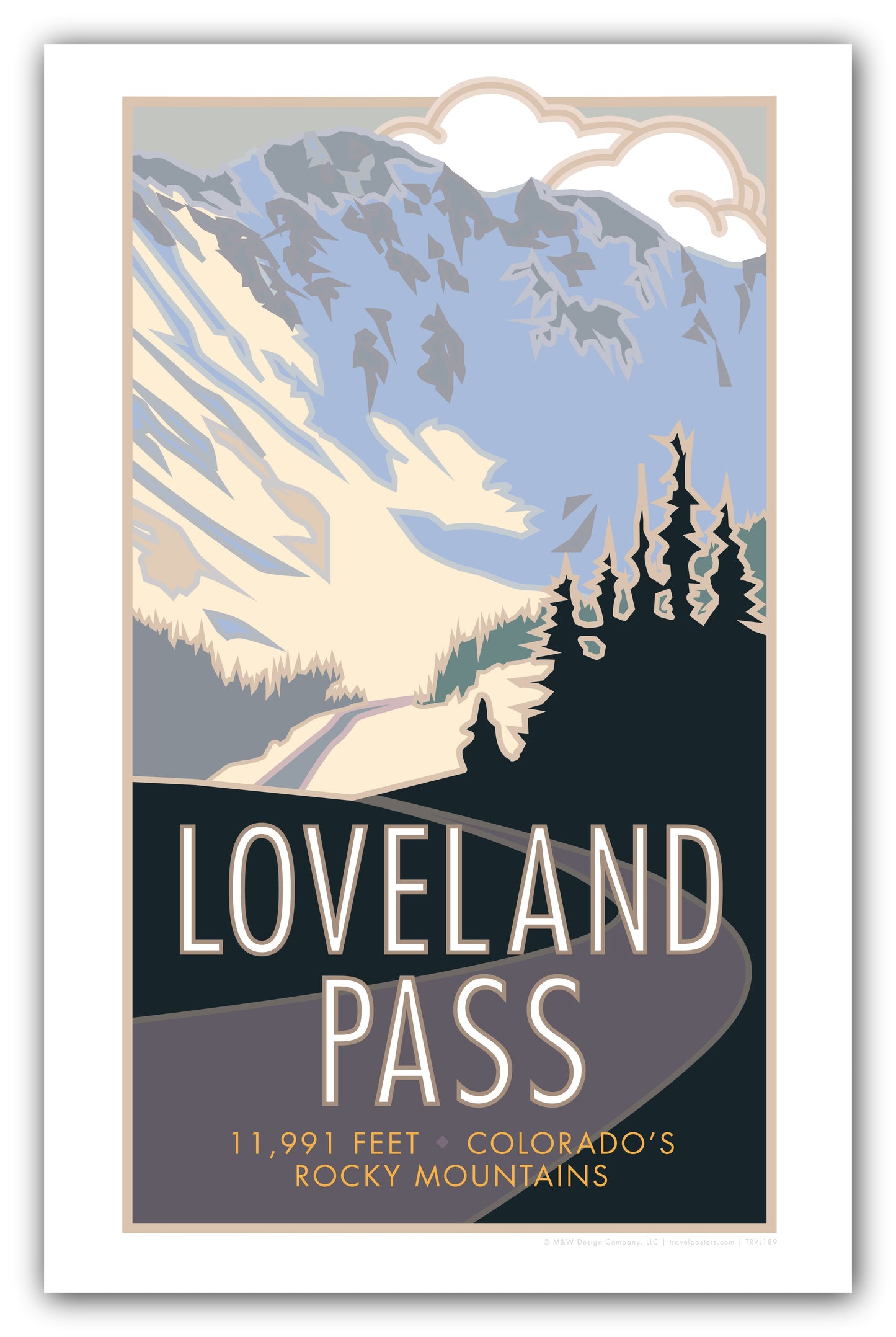 Loveland Pass, Colorado - Poster