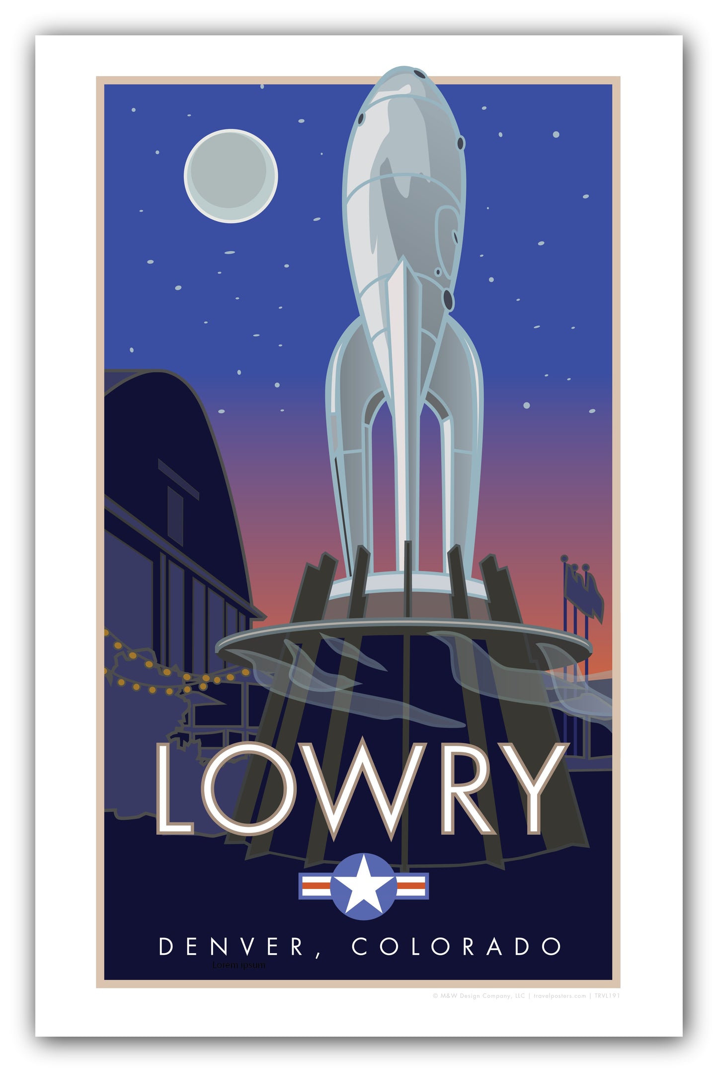 Lowry Neighborhood, Denver, Colorado - Poster