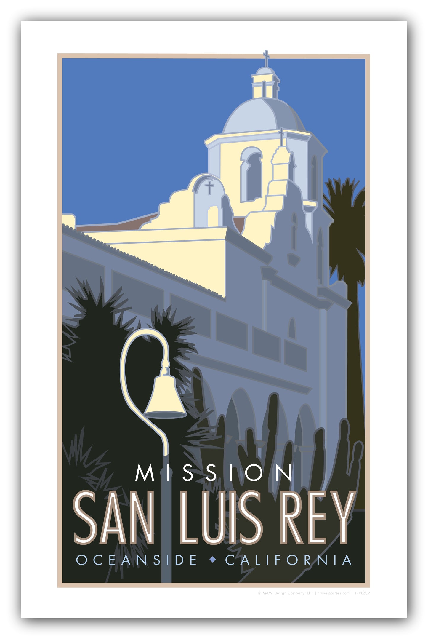 Mission San Luis Rey, California Poster