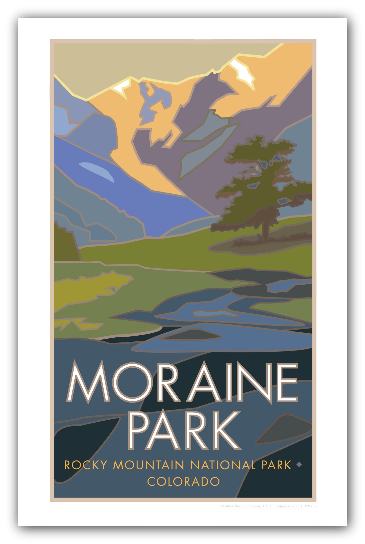 Moraine Park, Rocky Mountain National Park, Colorado - Poster