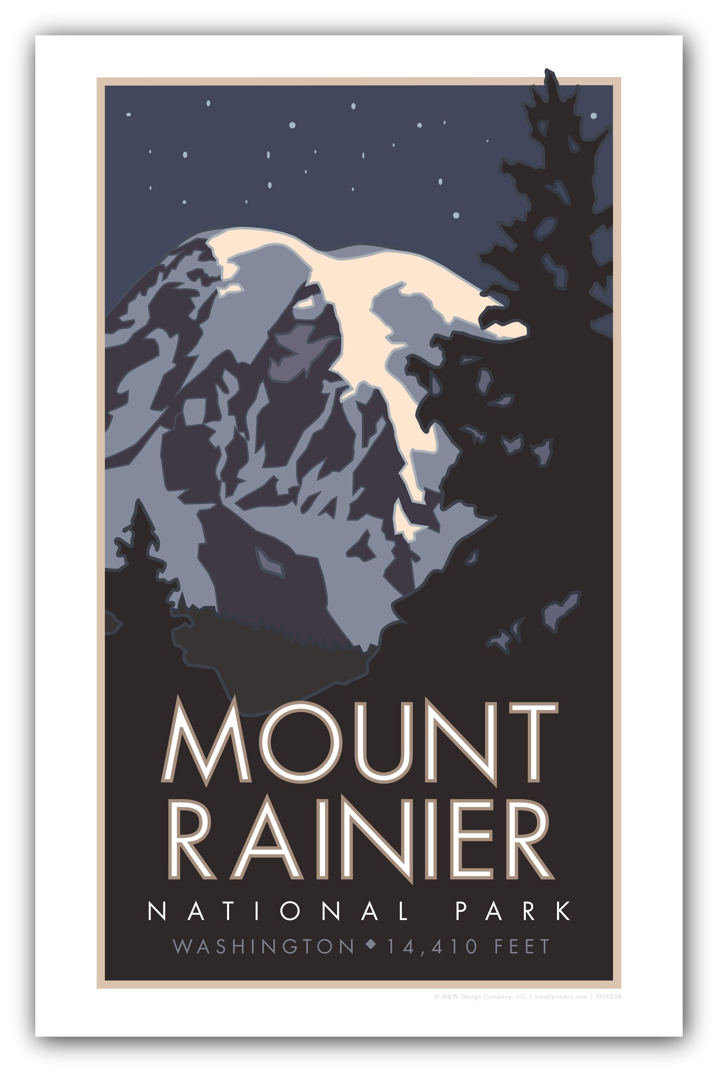 Mt. Rainier, Washington Poster