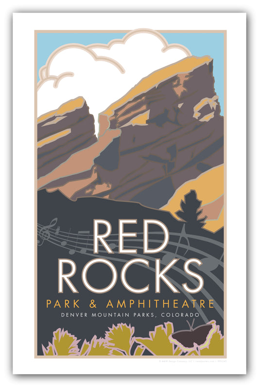Red Rocks 2 (music), Colorado - Poster
