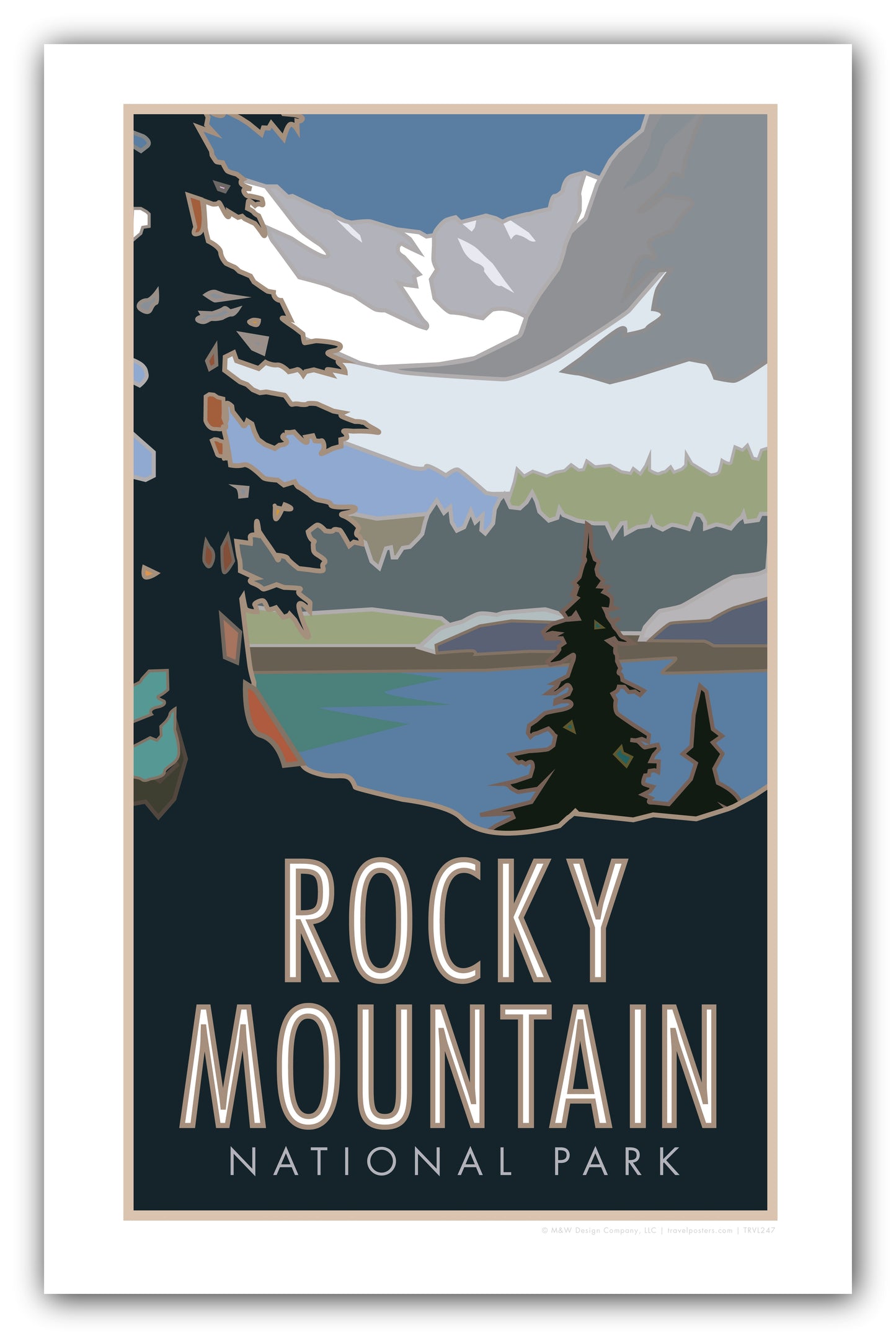 Rocky Mountain National Park 2, Colorado - Poster