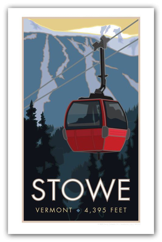Stowe, Vermont - Poster