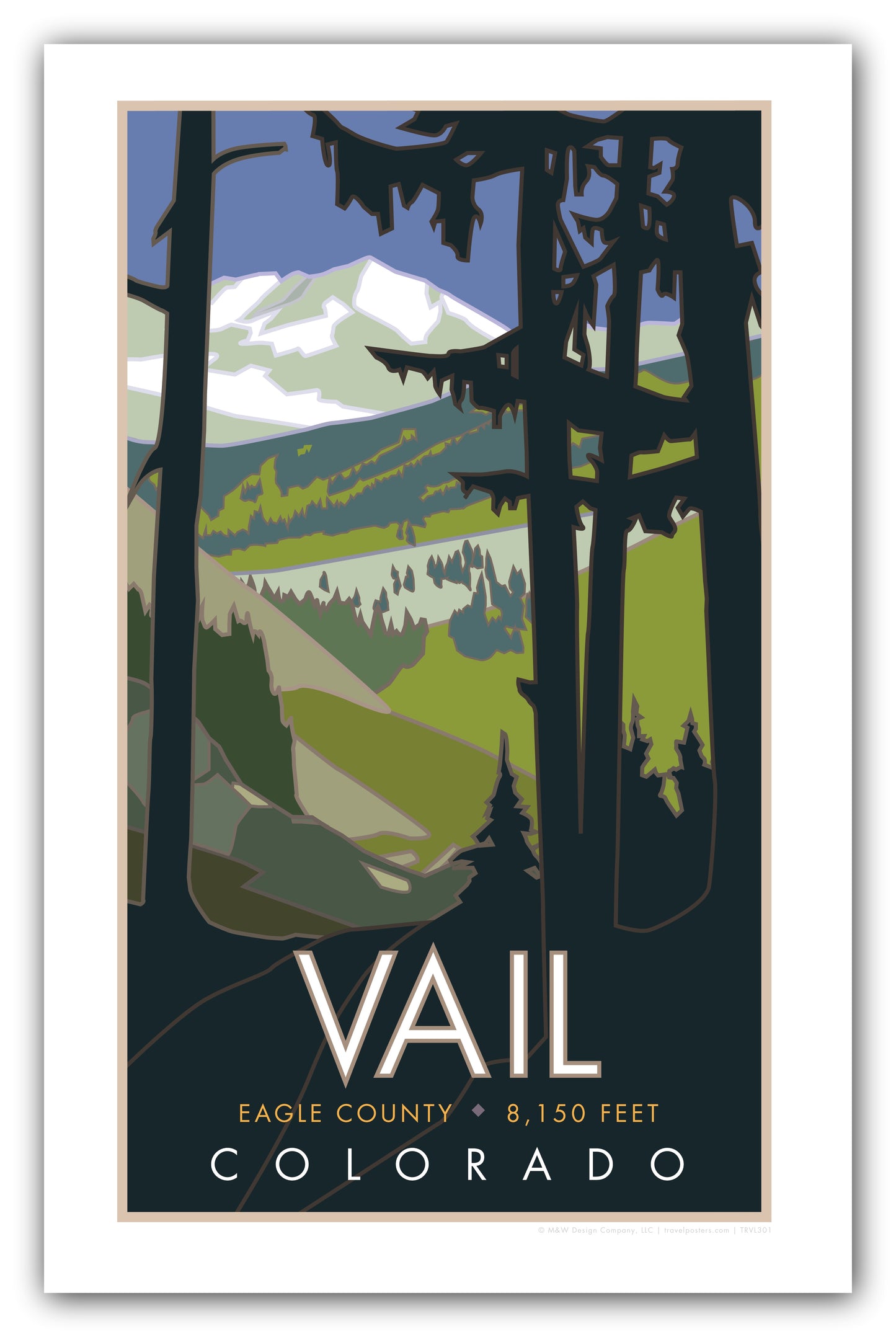 Vail Basin, Summer - Poster