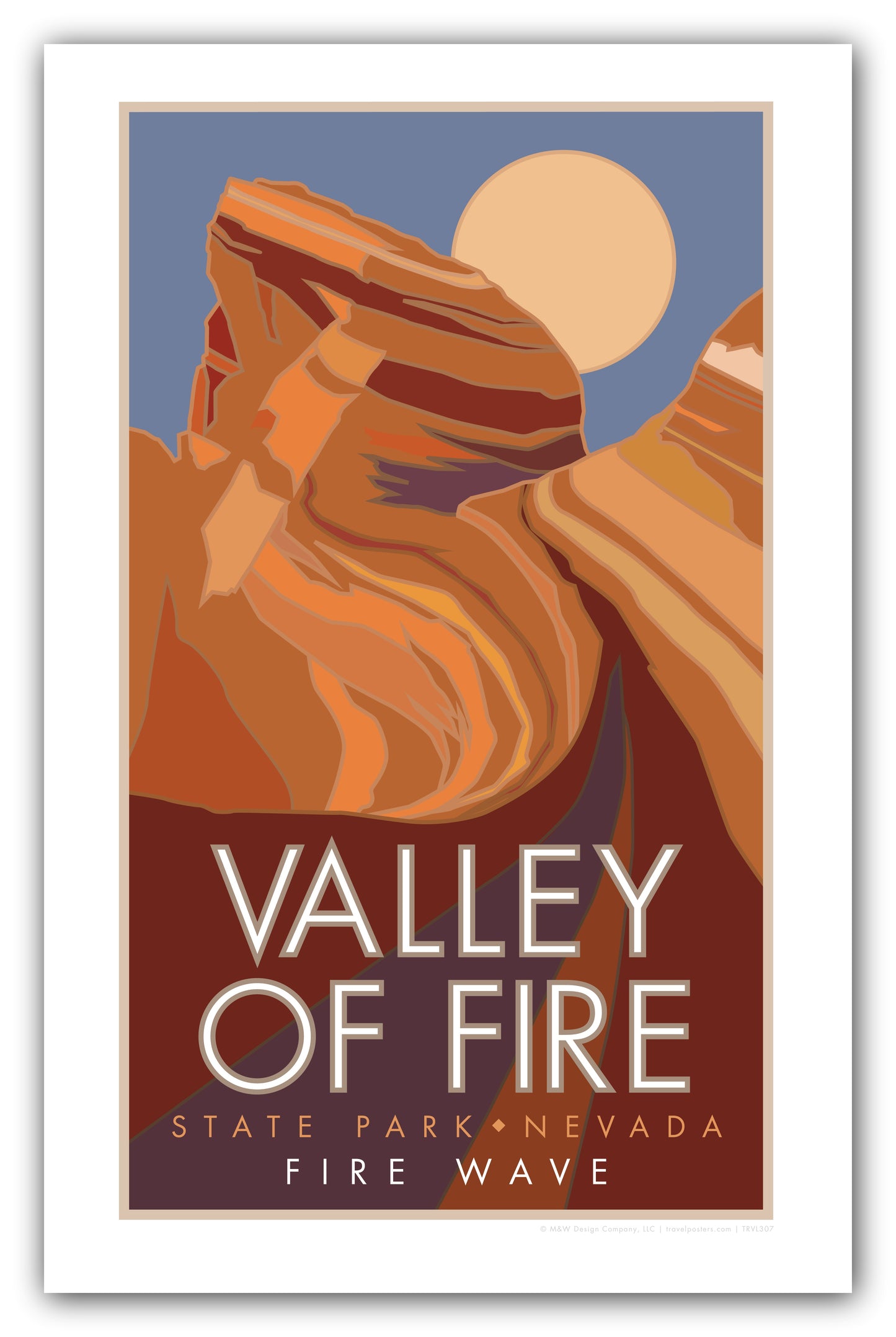 Valley of Fire State Park (Fire Wave), Nevada - Poster