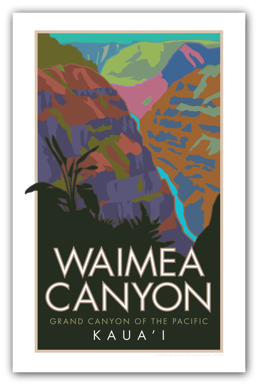 Waimea Canyon State Park, Hawaii - Poster