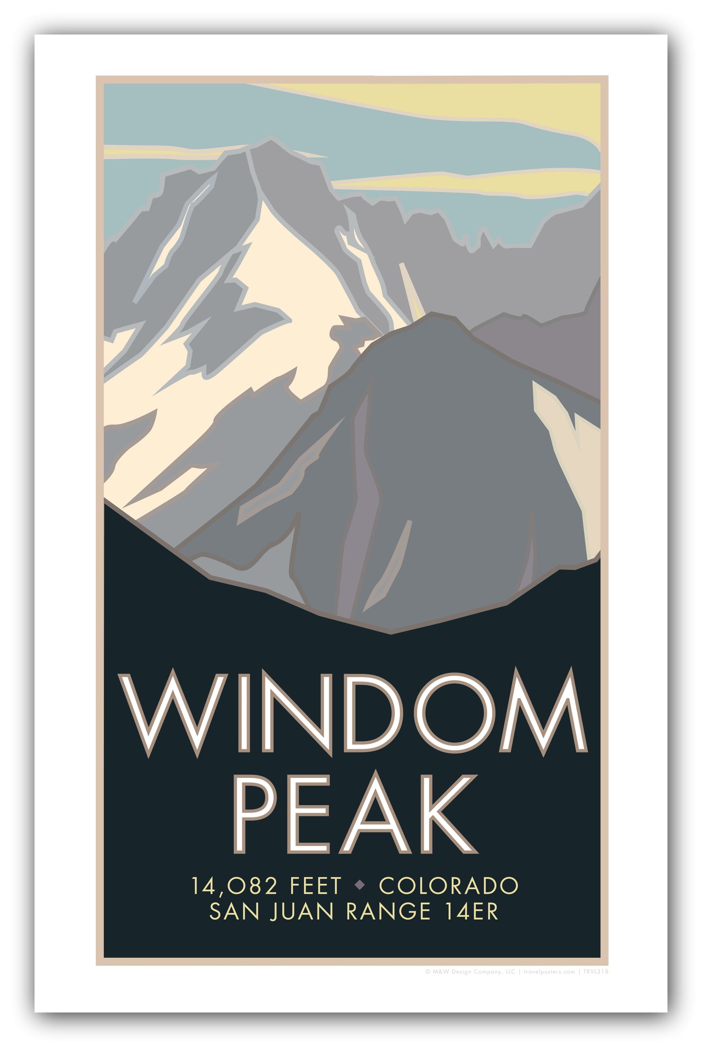 Windom Peak, Colorado - Colorado 14er - Poster