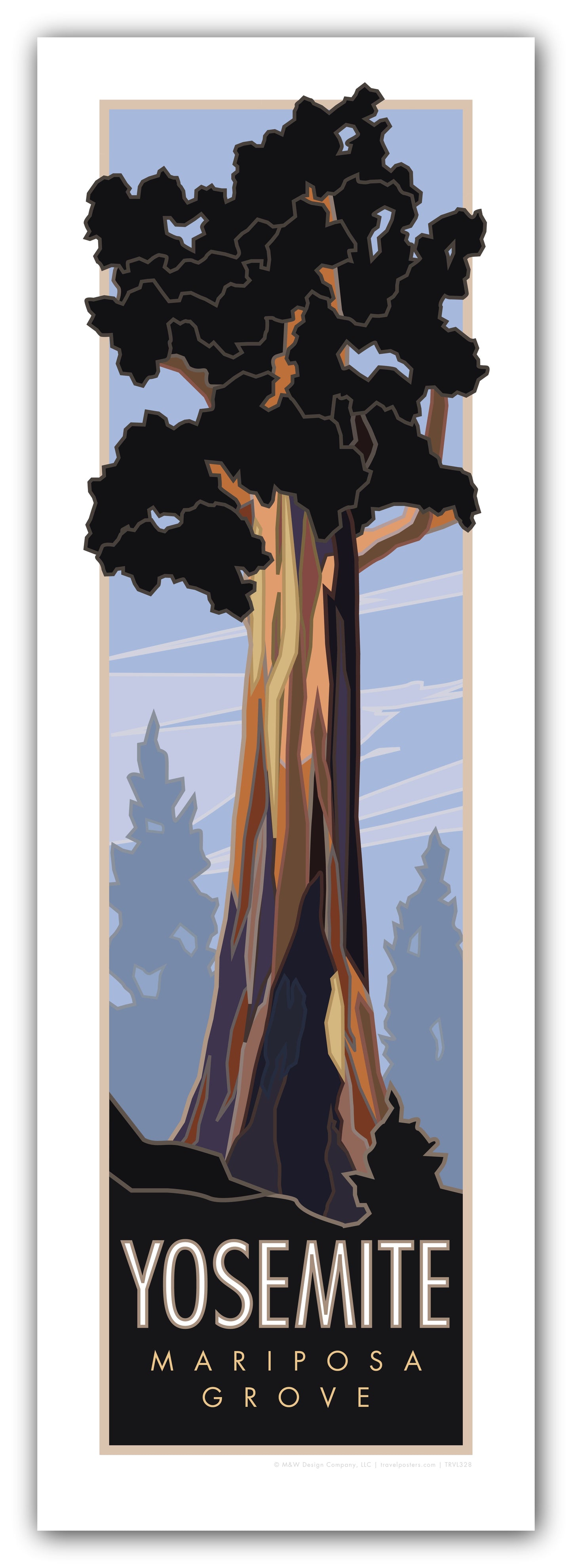 Yosemite National Park (Mariposa Grove) - Poster