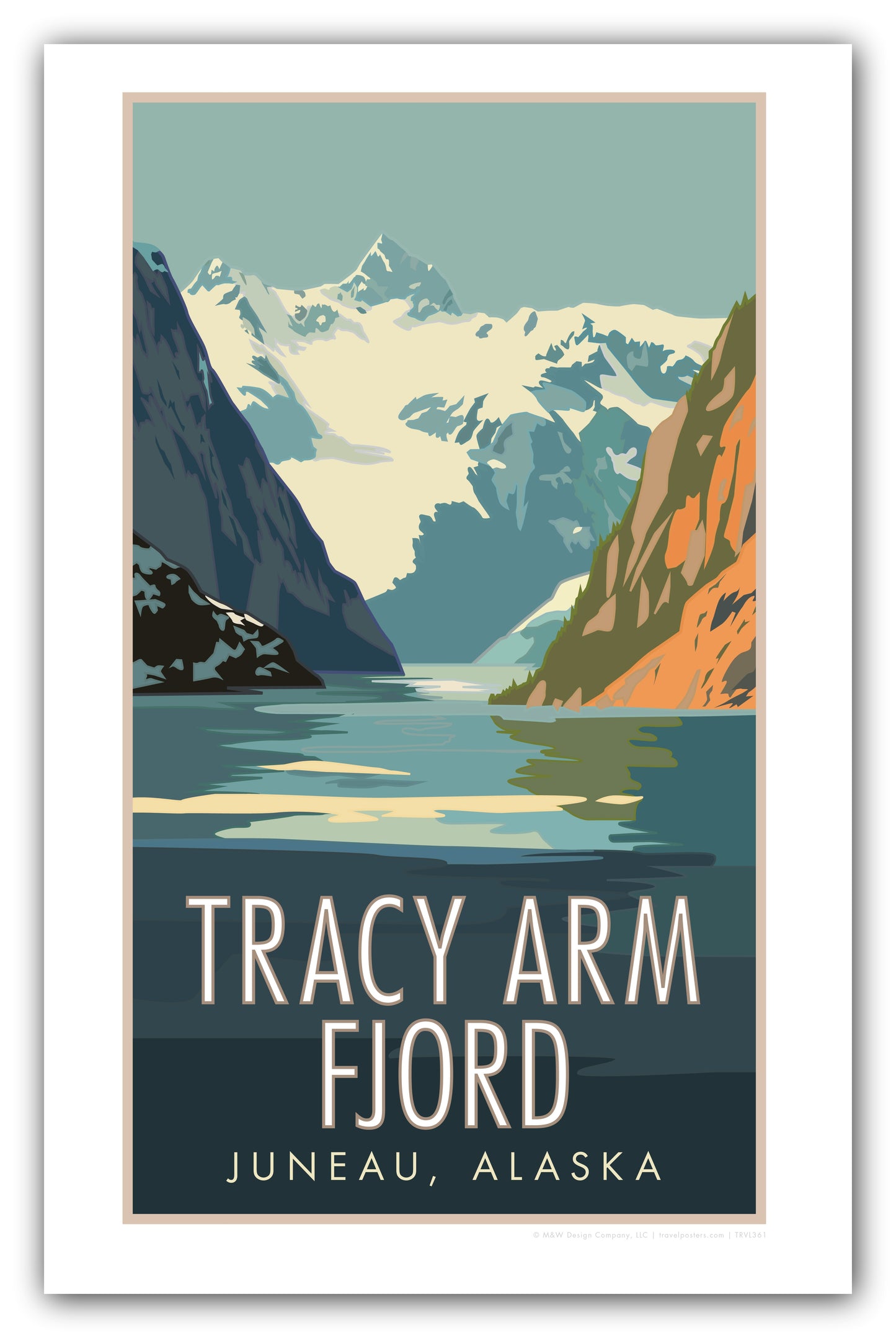 Tracy Arm Fjord - Poster
