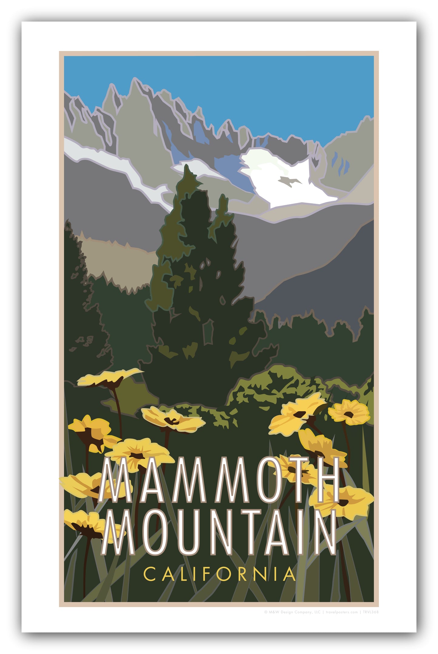 Mammoth Mountain Spring - Poster
