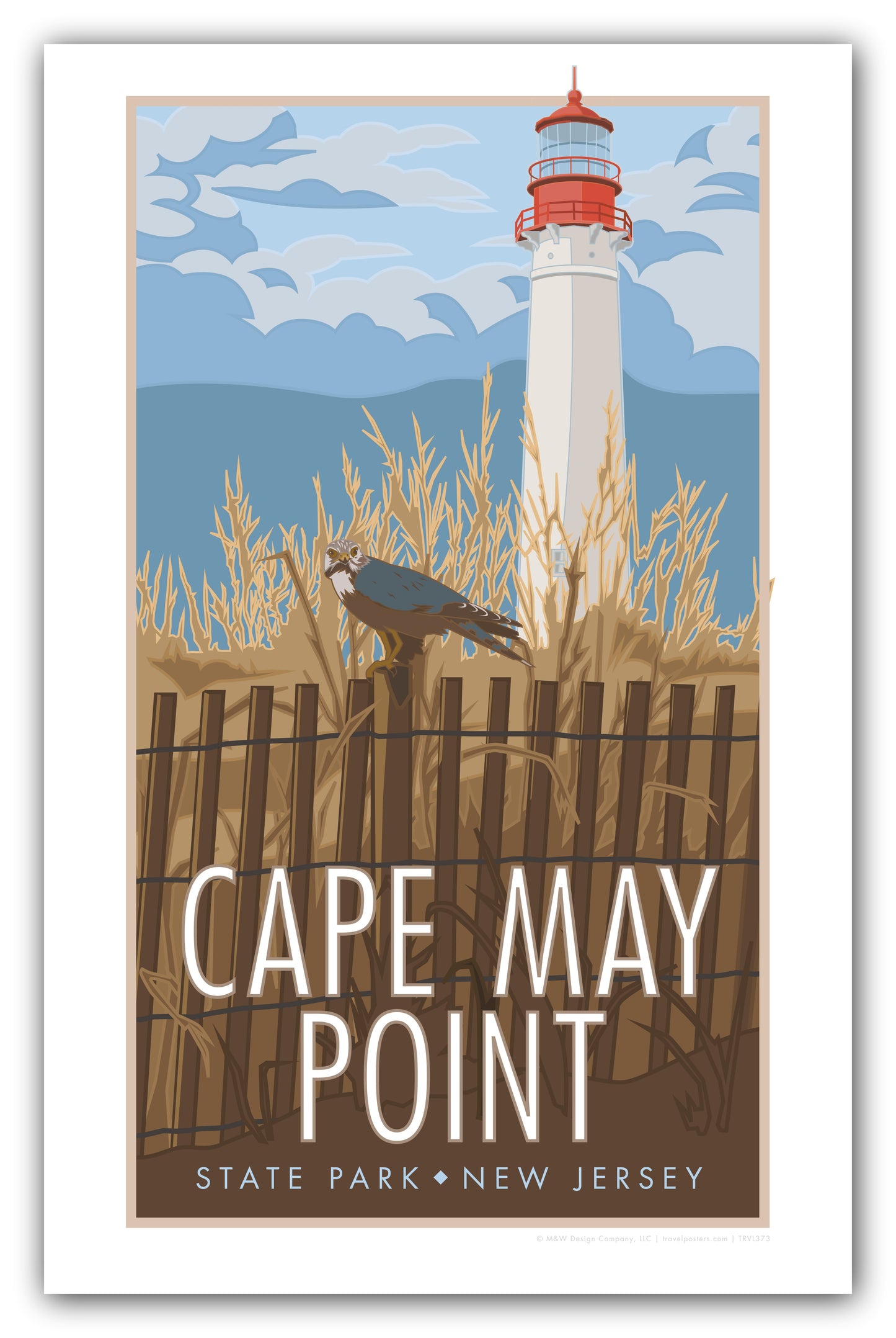 Cape May Light House - Poster