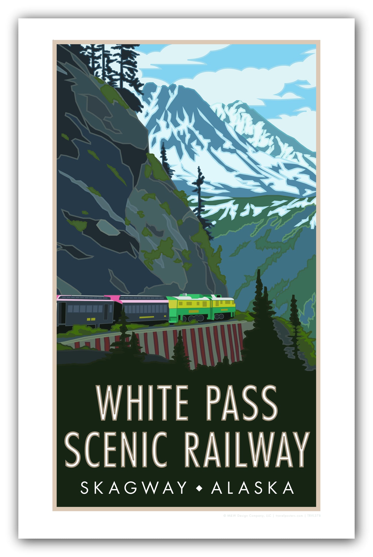 White Pass Railway - Poster