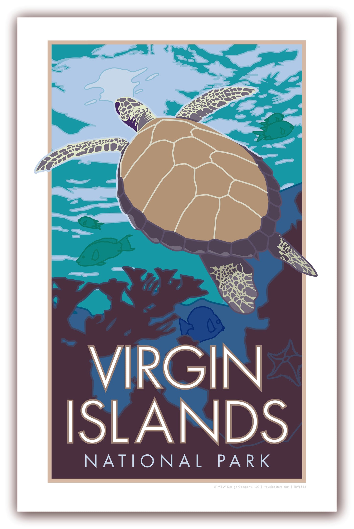 US Virgin Islands National Park - Poster