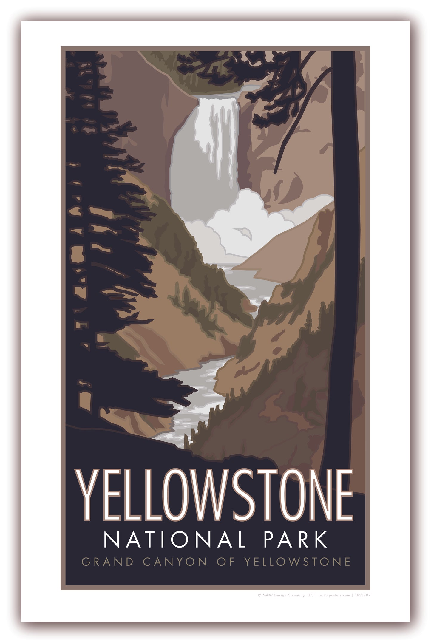 Yellowstone Grand Canyon - Poster