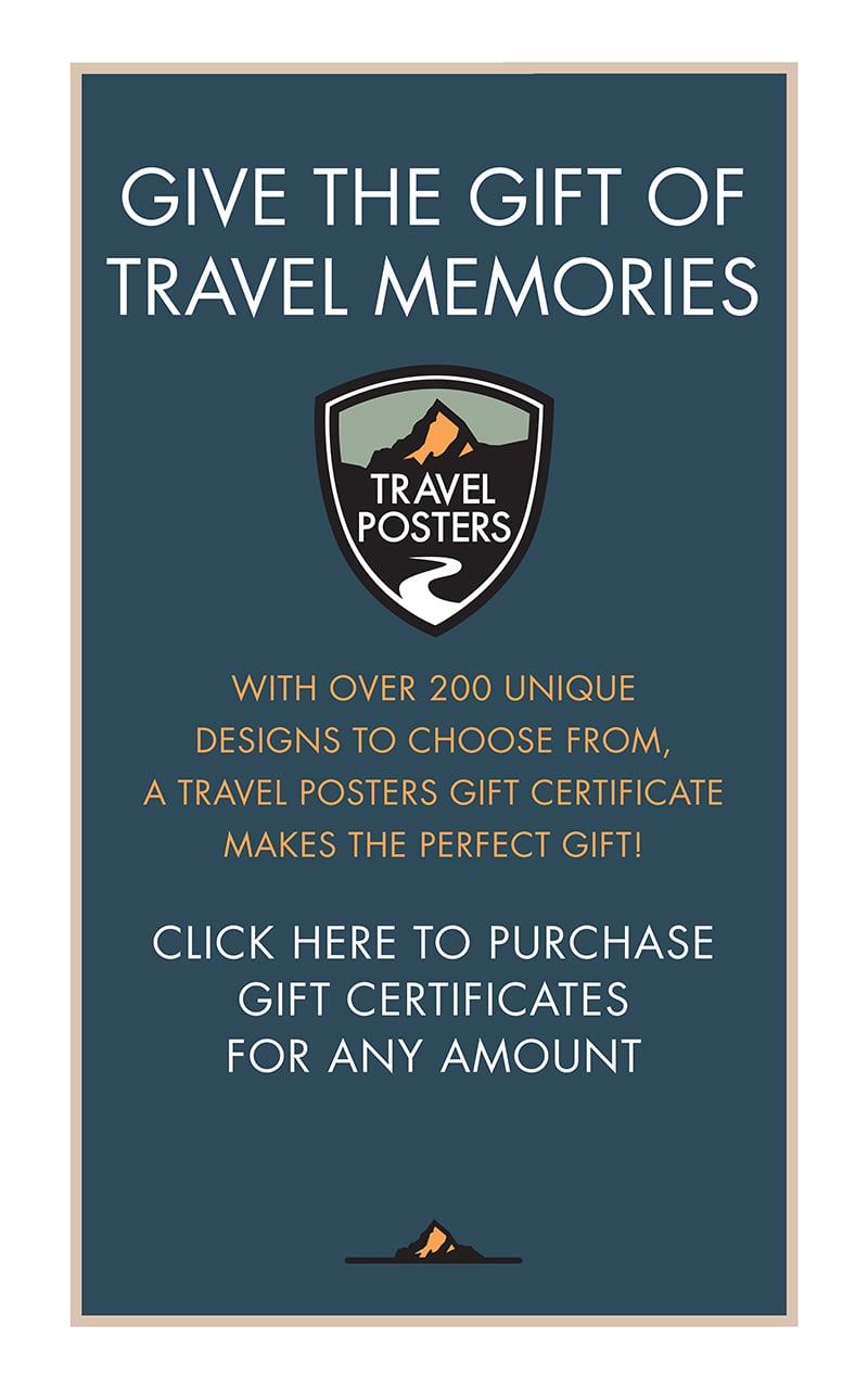 Travel Posters GIFT CARD