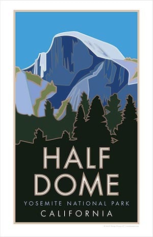Half Dome Poster